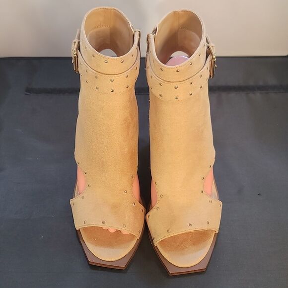 BRAND NEW JESSICA SIMPSON ROCHDALE OPEN TOE BOOTIE S2 - Picture 3 of 15